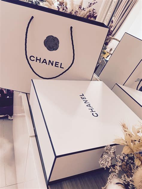 chanel blue box|chanel wrapping paper.